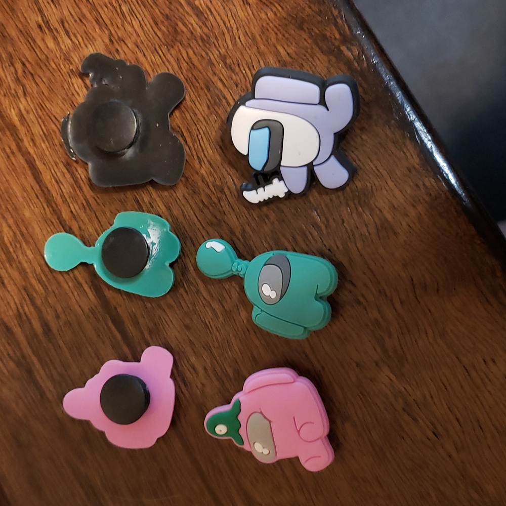 Set of 3 Among Us Jibbitz new